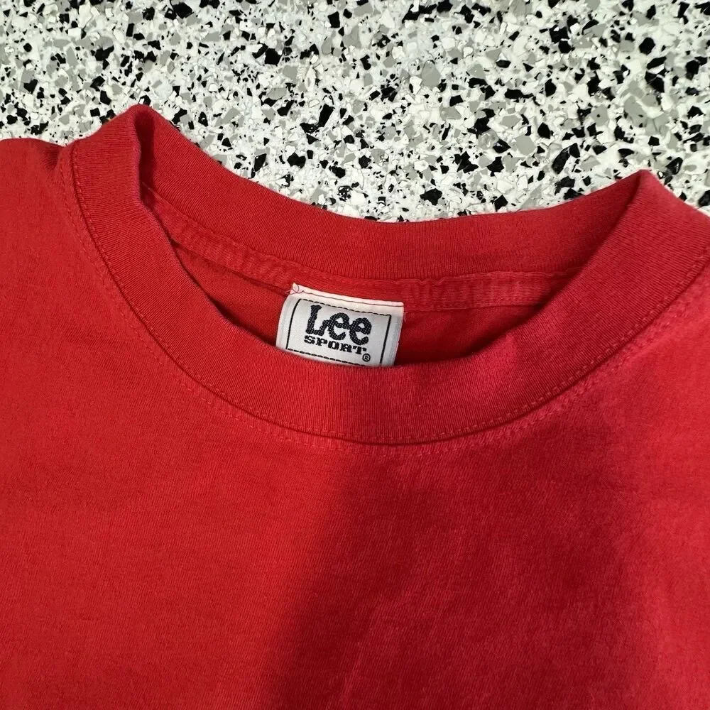 Vintage Lee Sport Cincinnati Reds Ken Griffey Jr Shirt Mens Large 2005 Y2K Red